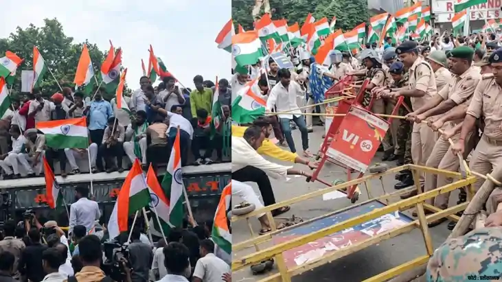Tejashwi Yadav Raj Bhavan March