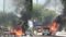 Moving Car Catches Fire in Muzaffarpur 