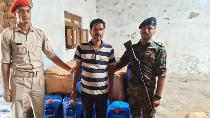 motihari police busted spirit smuggling racket