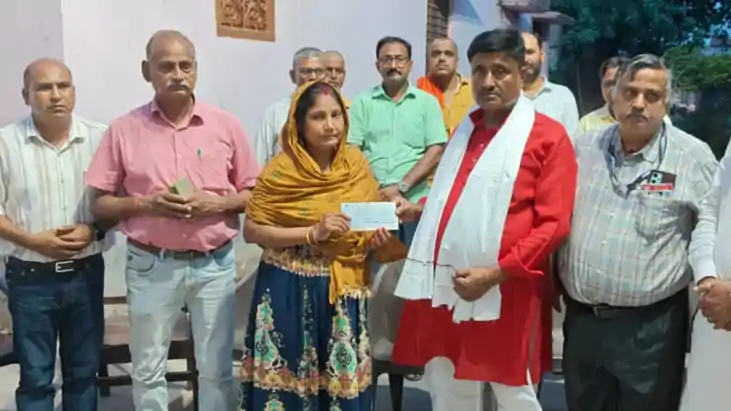 mla ajit kumar ntpc provides compensation