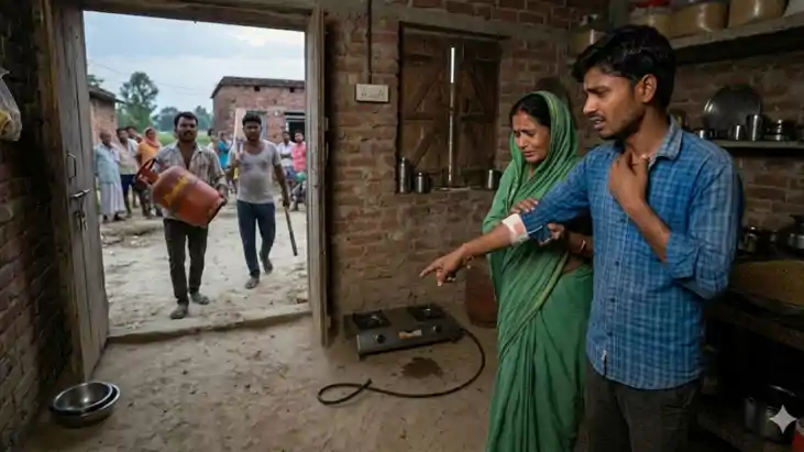 अजब-गजब: मारपीट में नकदी-जेवर तो छीने ही, जाते-जाते रसोई गैस