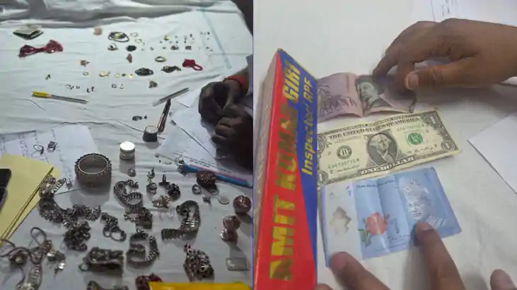 रेल लुटेरों के 'खजाने' का पर्दाफाश: 1 करोड़ के जेवरात और विद