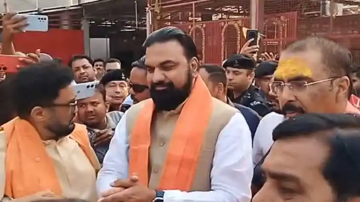 पटना के महावीर मंदिर पहुँचे डिप्टी सीएम सम्राट चौधरी; रामनवम