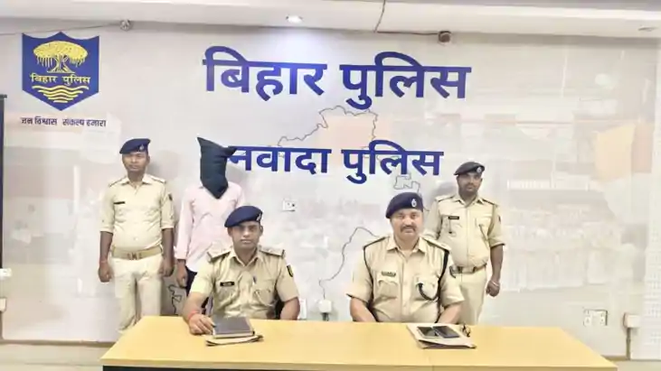 नवादा पुलिस ने महज 8 घंटे के अंदर हत्या के  मुख्य अभियुक्त क