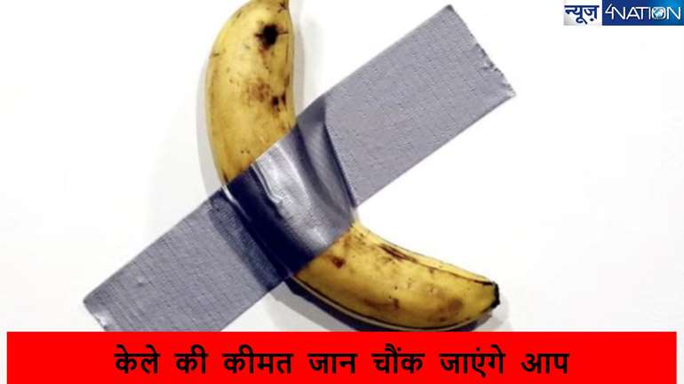 Banana Artwork: 8 करोड़ में बिकने को तैयार है टेप से चिपका केला, आखिर क्या है खास?