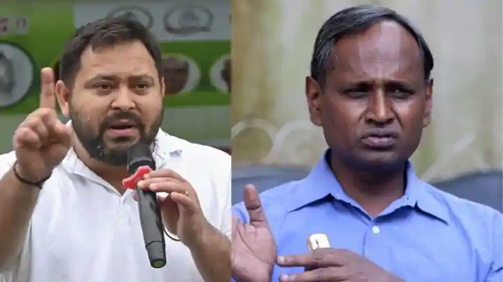 क्रांग्रेस नेता ने तेजस्वी यादव की राघोपुर से जीत पर उठाए सव