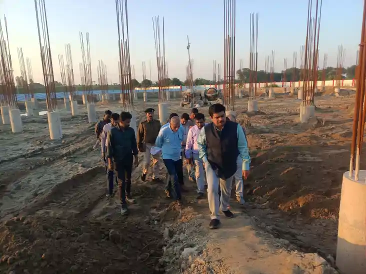 पर्यटन विभाग के द्वारा बनाए जा रहे मार्ग सुविधा परियोजना का 