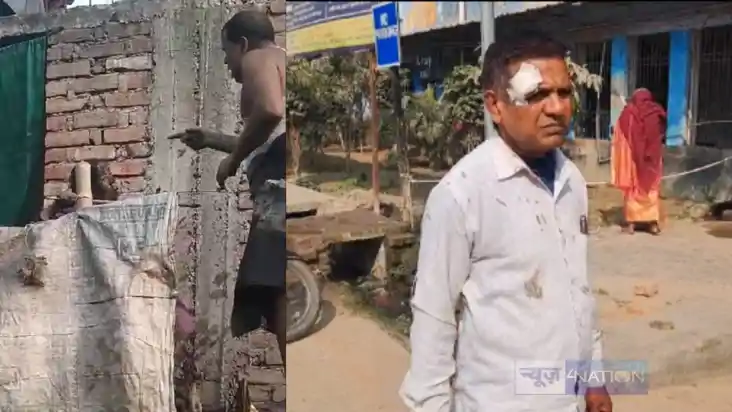 BIHAR NEWS - जमीन विवाद में पथराव, एक ही परिवार के दो पक्षों BIHAR NEWS - जमीन विवाद में पथराव, एक ही परिवार के दो पक्षों