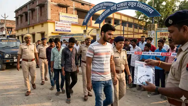 Bihar News : बेगूसराय में आयोजित परीक्षा में हाईटेक नकल का भ