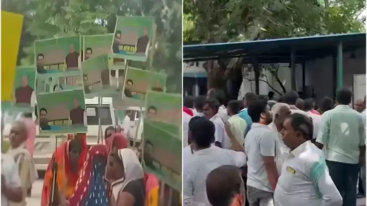 Bihar politics - टिकट मत देना! राबड़ी आवास के बाहर राजद कार्