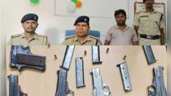 हथियार की बड़ी खेप लेकर पहुंचा डिलीवरी बॉय गिरफ्तार, मुंगेर से अवैध असलहों को लाकर इन जिलों में करता था सप्लाई