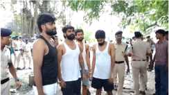 डीएम-एसपी आवास के पास हवाई फायरिंग मामले में पुलिस का बड़ा एक्शन: 5 गिरफ्तार, पकड़े गए अपराधियों के साथ सीन री-क्रिएट