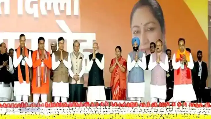 CM REKHA GUPTA CABINET - दिल्ली में मुख्यमंत्री रेखा गुप्ता 