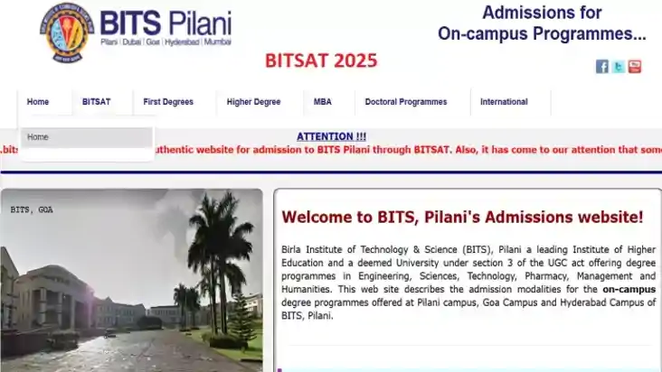 BITSAT 2025 के लिए आवेदन प्रक्रिया शुरू, छात्रों के लिए महत्