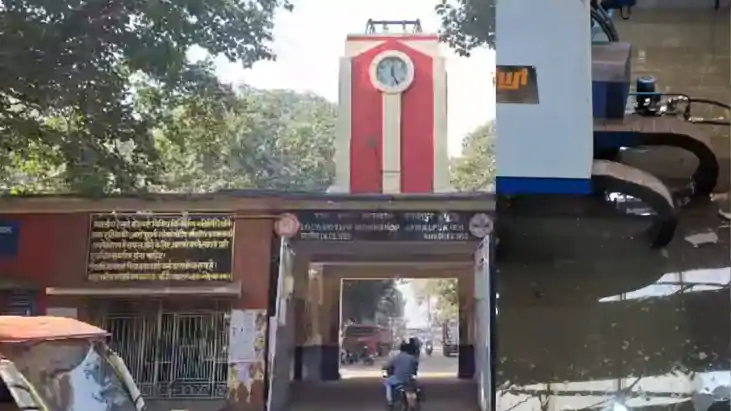 Heavy Rain Floods Jamalpur Rail Workshop Work Comes to Halt