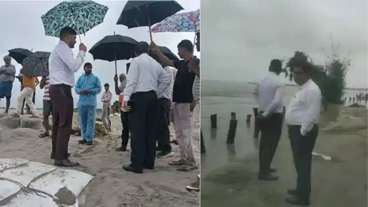 कोसी नदी के बढ़ते जलस्तर से अलर्ट मोड पर जिला प्रशासन, ADM आ