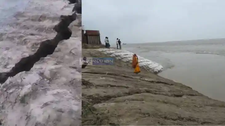 Ganga Erosion Threatens Four Wards in Bihar Village