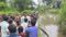 Fear of a crocodile in Bhapsa Nala it dragged