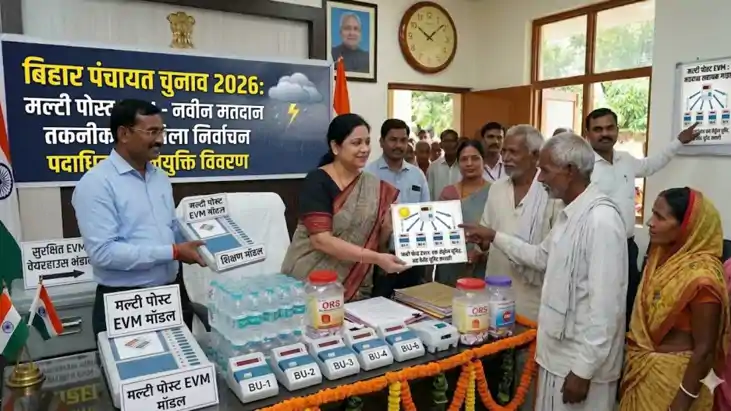 एक बटन और 6 समाधान! बिहार पंचायत चुनाव 2026 में पहली बार चले