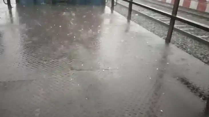 मुजफ्फरपुर में कुदरत का कहर: भारी बारिश और ओलावृष्टि से जनजी