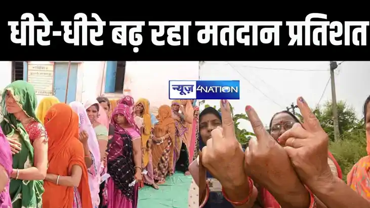 BRAKING: बिहार के वोटर्स धीरे-धीरे दिखा रहे तेजी, सुबह 11 बज