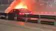 BMW Catches Fire at Patna Marine Drive Front Part Burnt to Ashes