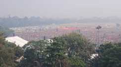 A sea of ​​celebration in Gandhi Maidan