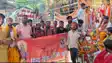 विजयादशमी पर हिन्दू युवा शक्ति संघ ने किया भव्य शस्त्र पूजन: सूर्यकुण्ड से मां मंगला मंदिर तक दिखा उत्साह