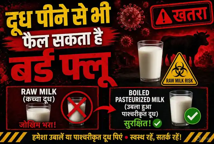  Bird Flu Alert Can Drinking Milk Spread the Infection