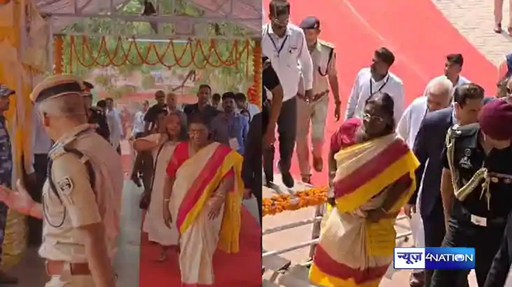गयाजी पहुंचीं राष्ट्रपति, इतिहास रचते हुए द्रौपदी मुर्मू ने गयाजी पहुंचीं राष्ट्रपति, इतिहास रचते हुए द्रौपदी मुर्मू ने