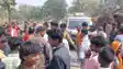 school route blocked students jam Gopalganj Bettiah road
