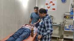 Security Guard Stitches Patient in OT