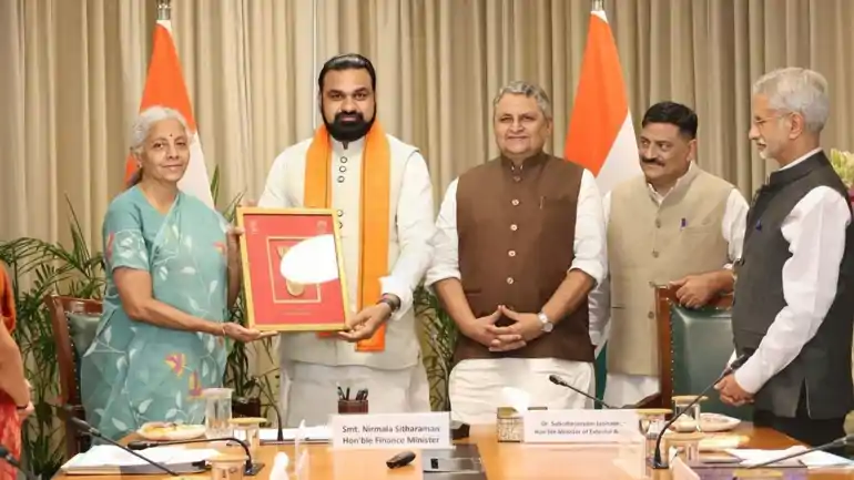 Samrat Choudhary met Nirmala Sitharaman