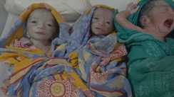  woman gives birth to triplets joy all around