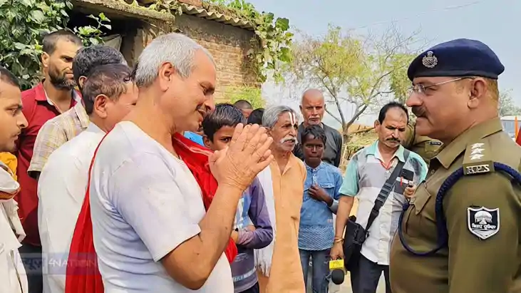 BIHAR CRIME - गांव में दहशत फैलाने को लेकर की कई राउंड फायरि