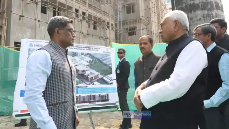 Nitish Kumar in IGIMS