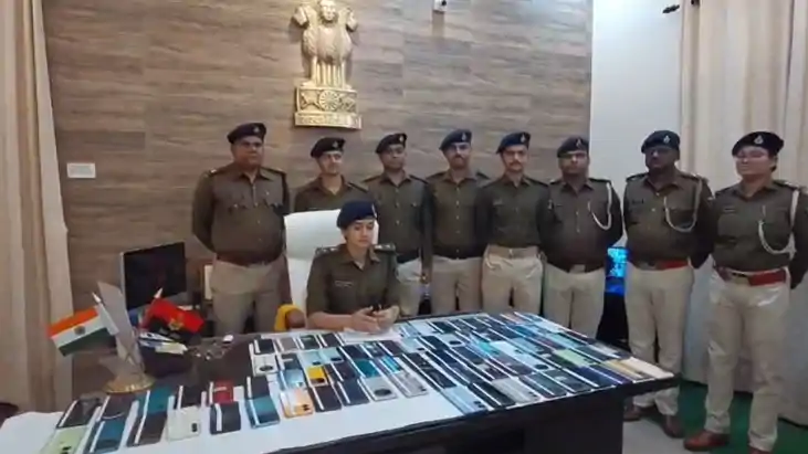 Purnia police returned 115 mobile phones