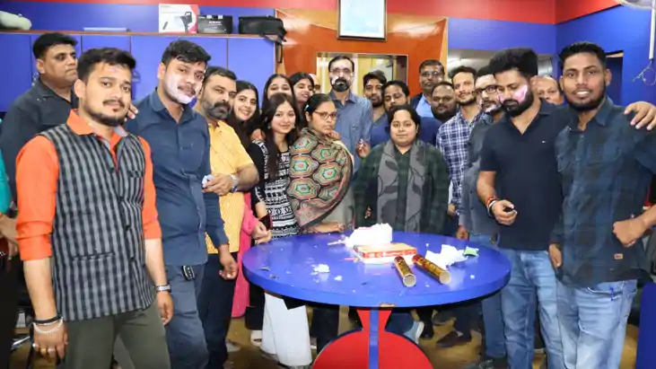 News4Nation कार्यालय में धूमधाम से मनाया गया प्रधान संपादक क