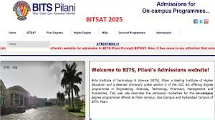 BITSAT 2025 के लिए आवेदन प्रक्रिया कल से शुरू, यूजी और पीजी 