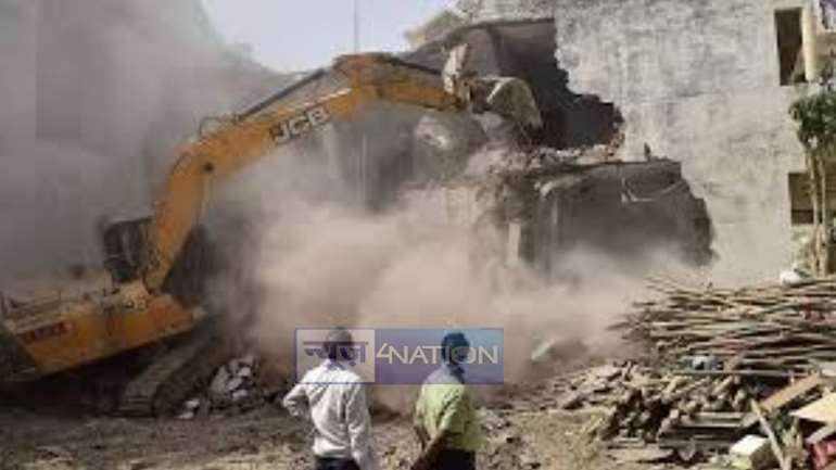 Bulldozer action in Bihar