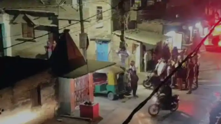 Woman and Unknown Man Jump into Ganga