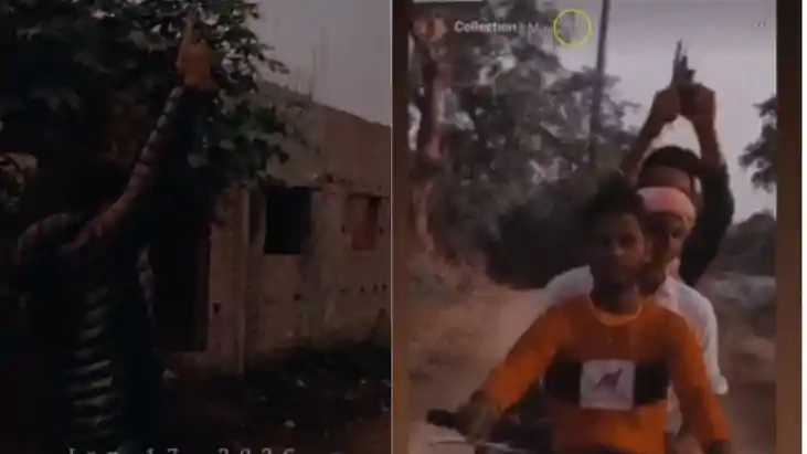 'पिस्तौल' वाली रील का वायरल वीडियो, एसपी मिस्टर राज के आदेश 