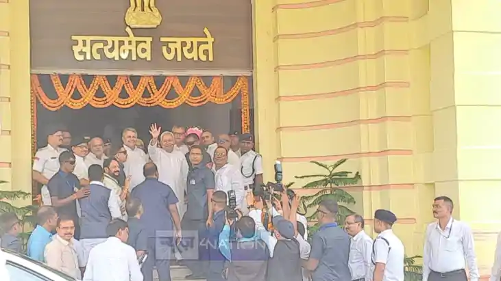 CM Nitish reached Bihar vidhansabha 