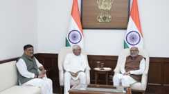 Nitish Kumar met CP Radhakrishnan