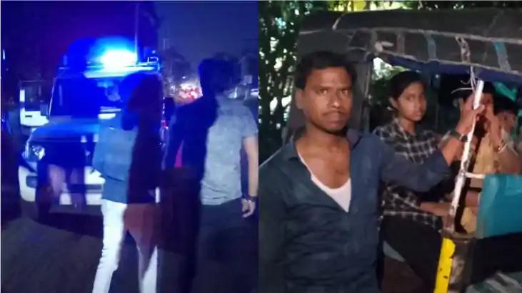 बीच सड़क ई-रिक्शा रोक हथियारबंद बदमाशों ने नवविवाहिता का किय