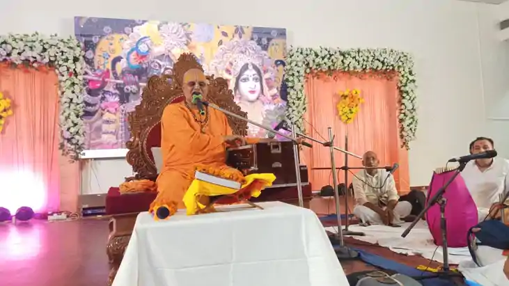 Patna ISKCON : पटना इस्कॉन में दूसरे दिन श्री राधावल्लभ प्रभ Patna ISKCON : पटना इस्कॉन में दूसरे दिन श्री राधावल्लभ प्रभ