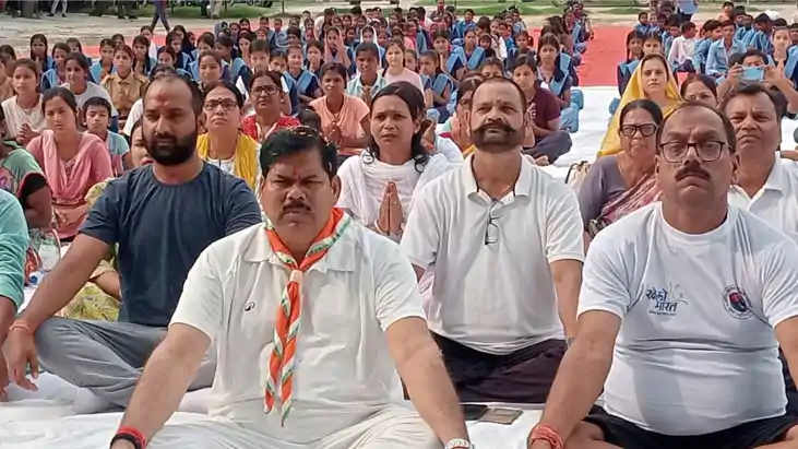 सुपौल में अंतर्राष्ट्रीय योग दिवस की धूम: शिक्षा मंत्री मिथल