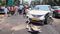 Road  accident near Chief Ministers Secretariat
