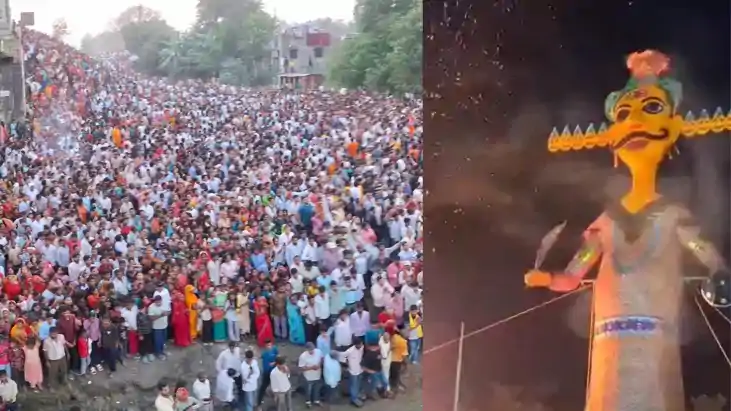 शांति और उल्लासपूर्ण माहौल में संपन्न हुआ विजयादशमी का पर्व: