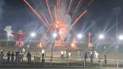 Bihar News : मुंगेर के पोलो मैदान में रावण वध कार्यक्रम का हुआ आयोजन, 10 हजार से अधिक श्रद्धालुओं ने लगाये 'जय श्री राम' के नारे